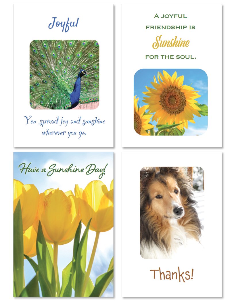 Thank you cards (& minis)