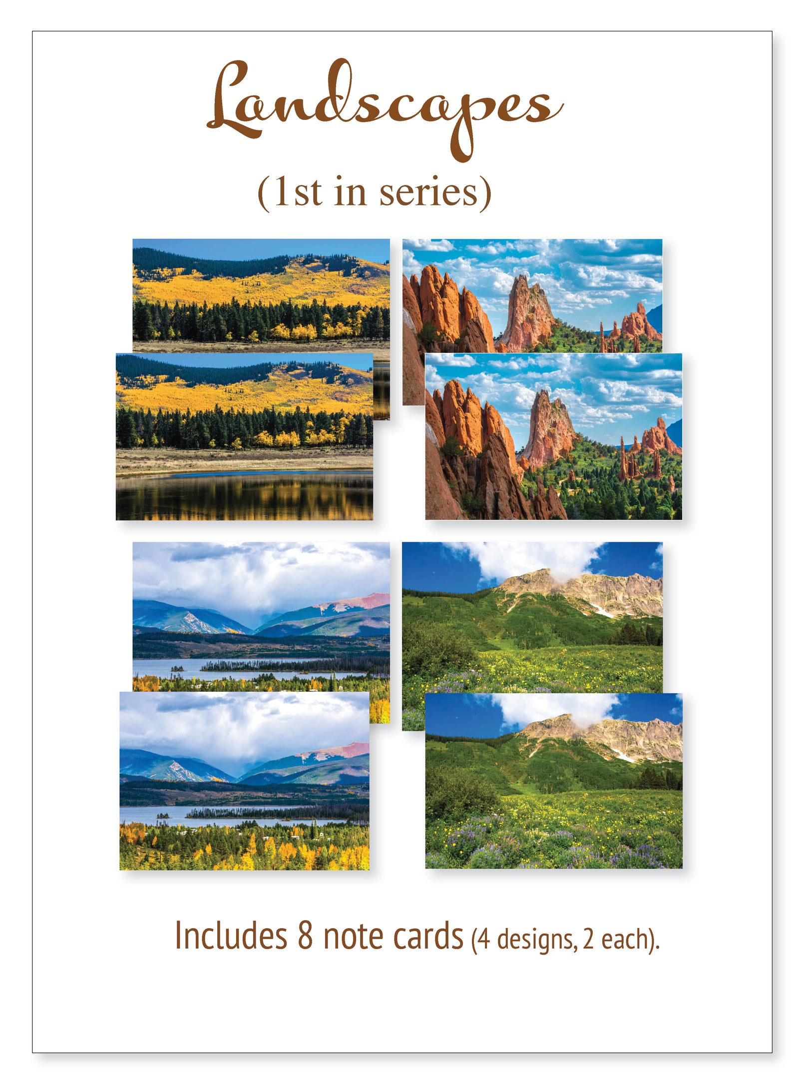 Boxed note cards: landscapes (1st in series)
