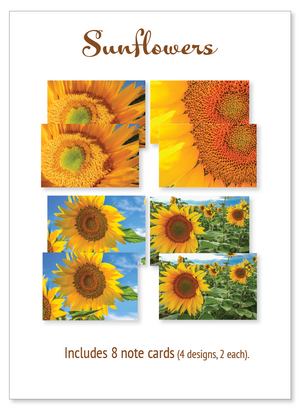 Boxed note cards: sunflowers (1st in series)