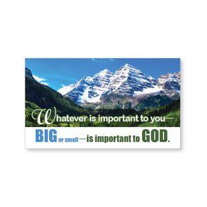 Mini blessings—Whatever is important to you, with scripture (includes 10 mini cards)