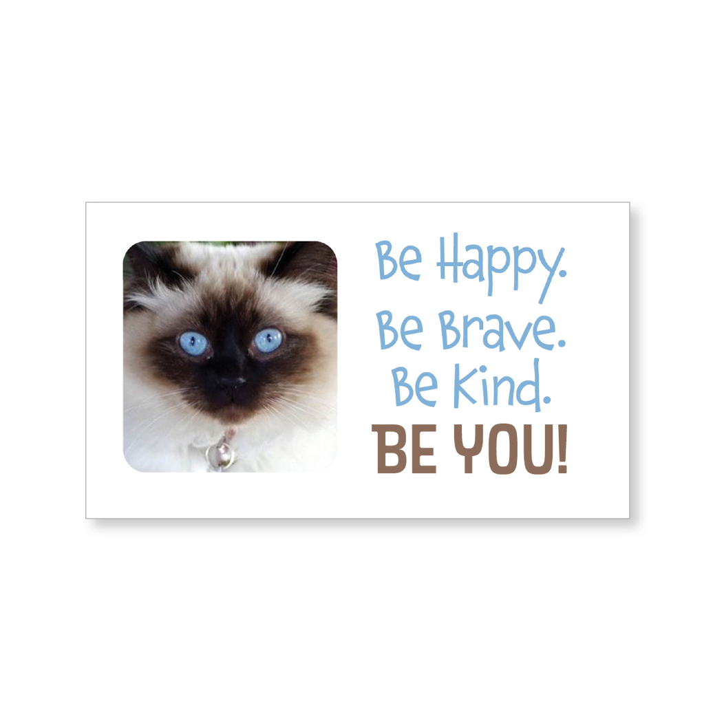 Mini lunch box buddies—Be happy! (includes 10 mini cards)