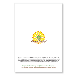Birthday card, with scripture