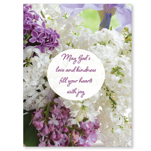 Wedding card, with scripture