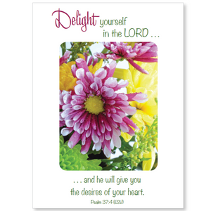 Boxed greeting cards: floral variety, with scripture