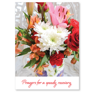 Get well card, with scripture