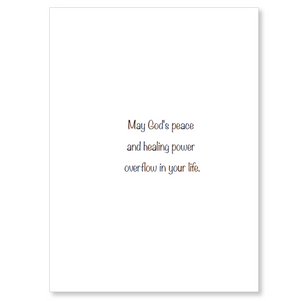 Get well card, with scripture