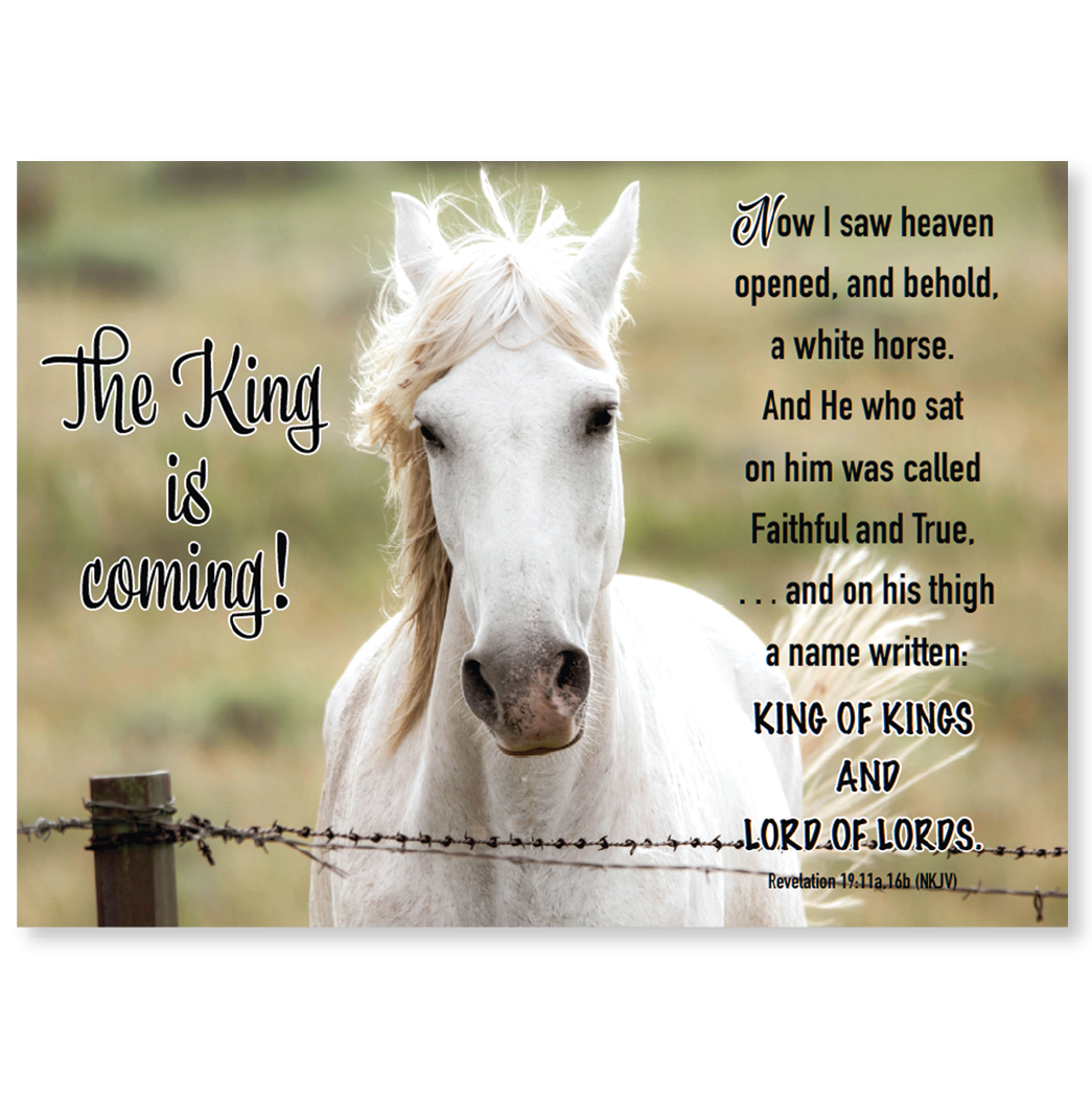 Inspirational card, with scripture (blank inside)