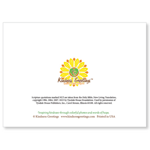 Birthday card, with scripture