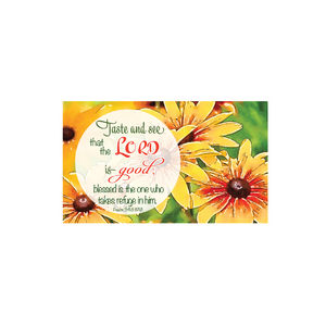 Boxed greeting cards: floral variety, with scripture