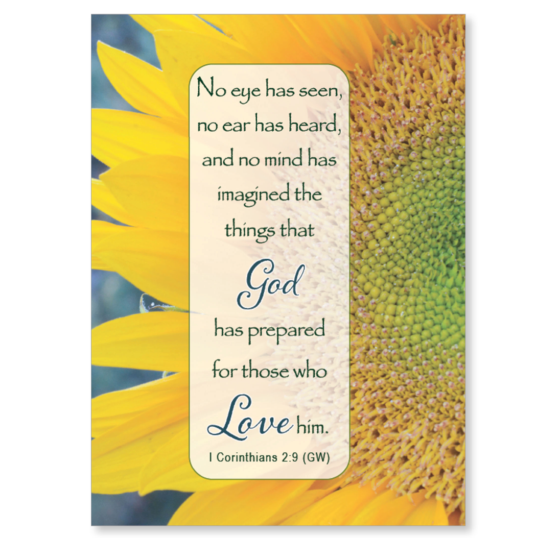 Birthday card, with scripture