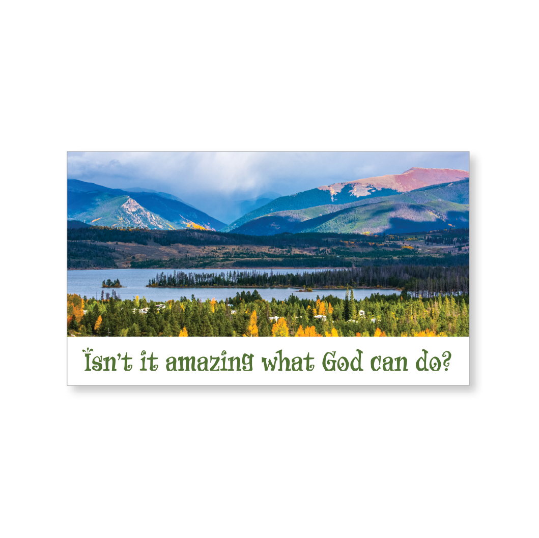Mini blessings—Isn't it amazing what God can do?, with scripture (includes 10 mini cards)